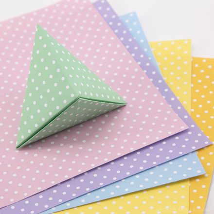 Traditional Japanese Origami Paper Stock Photo - Download Image