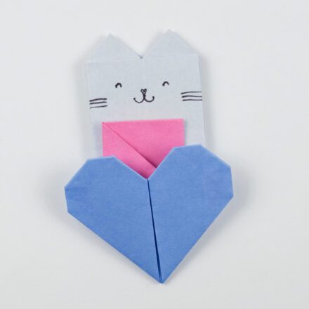 How To Make Heart Straw  Heart Paper - Origami Tutorial 